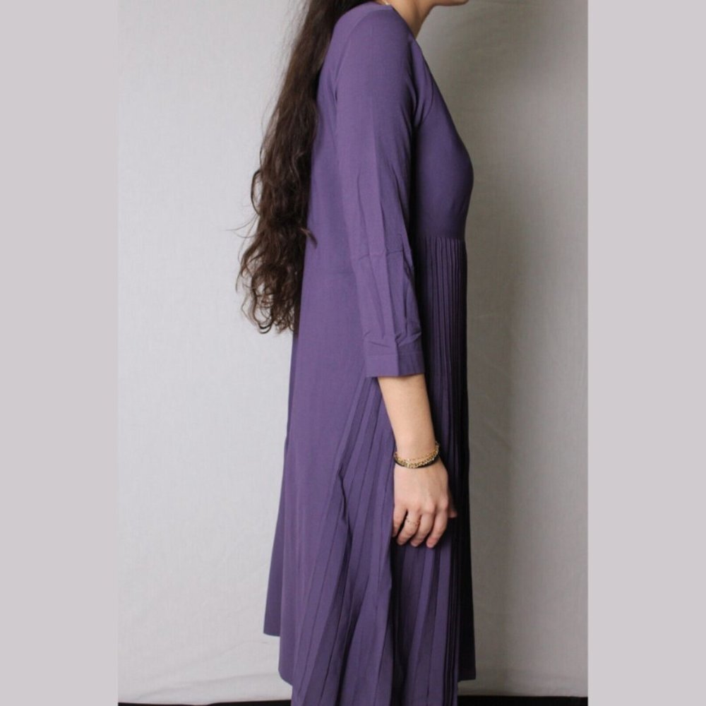 New $2900 Salvatore Ferragamo SILK Dress Size 42 It Made in Italy - Picture 3 of 7